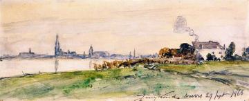 Antwerp Artwork by Johan Berthold Jongkind