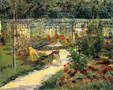 The Bench Artwork by Edouard Manet