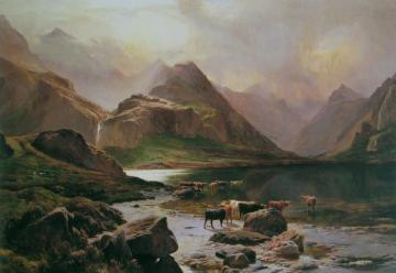 Loch Coruisk, Isle Of Skye Artwork by Sidney Richard Percy
