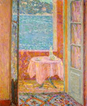 Table By The Sea, Villefranche-sur-mer Artwork by Henri Le Sidaner