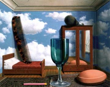 Les Valeurs Personnelles Artwork by Rene Magritte