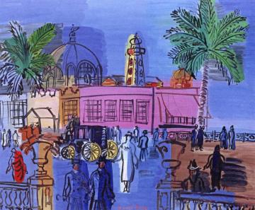 The Boardwalk At Nice Artwork by Raoul Dufy
