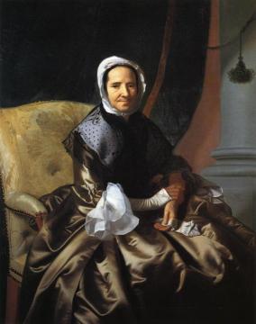 Mrs. Thomas Boylston (sarah Morecock) Artwork by John Singleton Copley