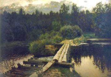 By the whirlpool Artwork by Isaac Ilich Levitan