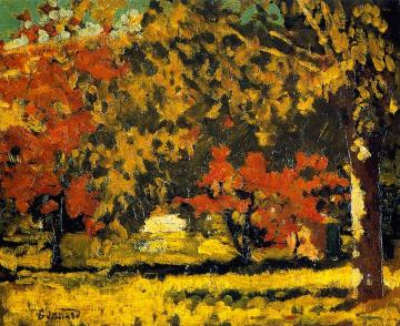 The Grand-Lemps, Autumn Artwork by Pierre Bonnard