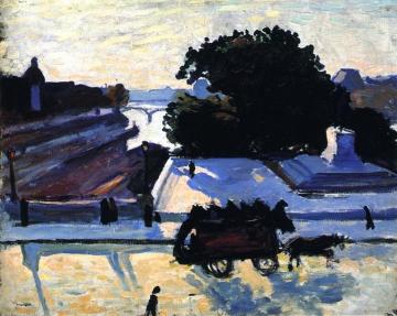 The Louvre Embankment and the Pont-Neuf in Paris Artwork by Albert Marquet