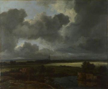An Extensive Landscape with Ruins Artwork by Jacob van Ruisdael
