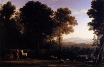 Erminia and the Shepherds Artwork by Claude Lorrain