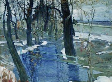 Early Spring Artwork by Isaak Brodsky
