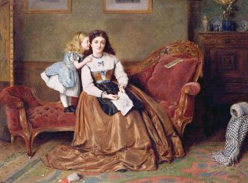 A Mother's Darling Artwork by George Goodwin Kilburne