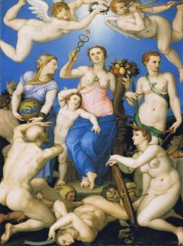 Allegory of Happiness Artwork by Agnolo Bronzino