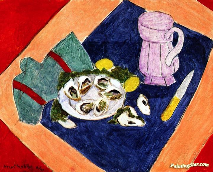 Still Life With Oysters Artwork by Henri Matisse