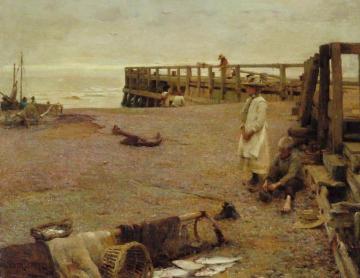 An October Morning Artwork by Walter Frederick Osborne