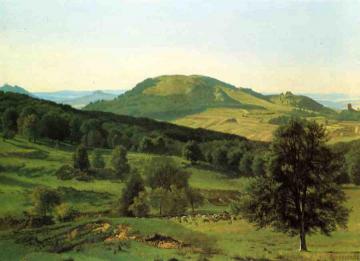 Hill and Dale Artwork by Albert Bierstadt