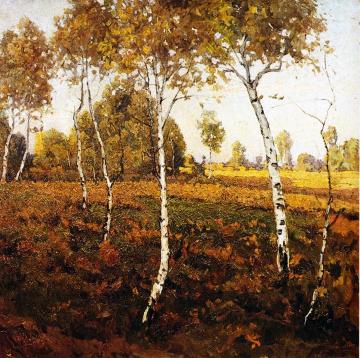 Birches Artwork by Luigi Comoli