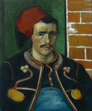 The Zouave Artwork by Vincent Van Gogh