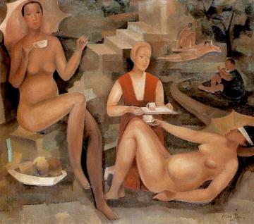 Afternoon Tea Artwork by Alice Bailly