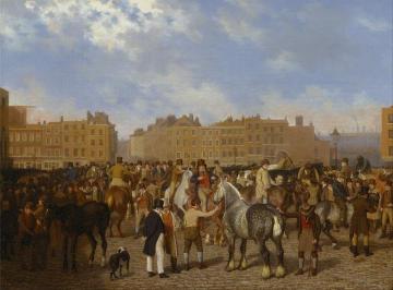 Old Smithfield Market Artwork by Jacques-Laurent Agasse
