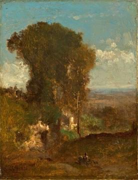 Italian Landscape Artwork by George Inness