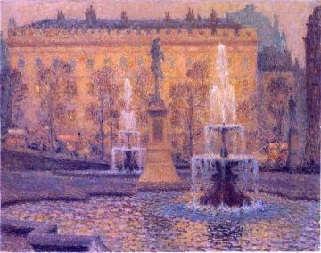 Trafalgar Square Artwork by Henri Le Sidaner