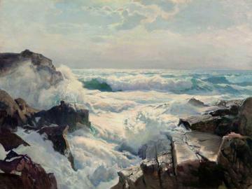 On The Maine Coast Artwork by Frederick Judd Waugh