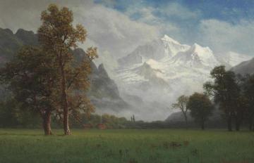 Jungfrau Artwork by Albert Bierstadt