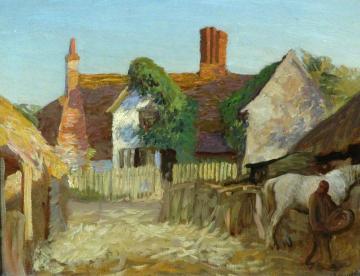 Winzes Farm Artwork by Sir George Clausen