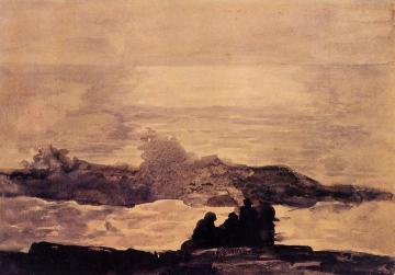 A Summer Night Artwork by Winslow Homer