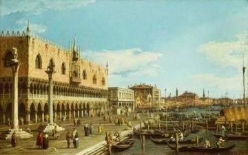 Venice, the Riva degli Schiavoni Artwork by Giovanni Antonio Canal
