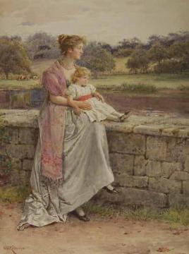 A Summer’s Day Artwork by George Goodwin Kilburne