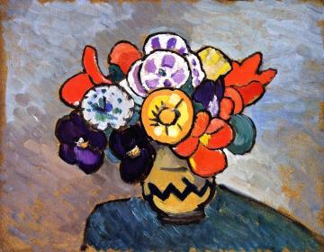 Floral Still LIfe Artwork by Gabriele Münter