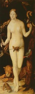 Eve (after Dürer) Artwork by Hans Baldung Grien