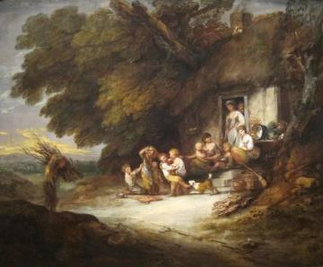 The Cottage Door Artwork by Thomas Gainsborough