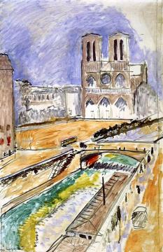 View of Notre-Dame Artwork by Henri Matisse