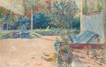My Yard Artwork by Carl Larsson