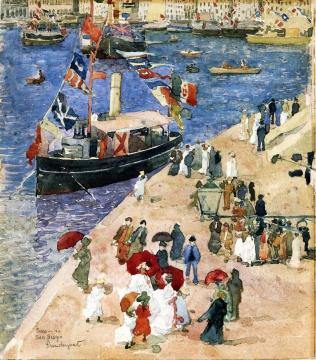 Riva San Biagio, Venice Artwork by Maurice Prendergast