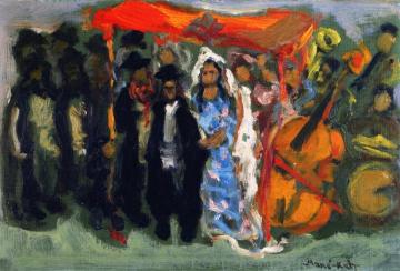 The Wedding Artwork by Mané-Katz