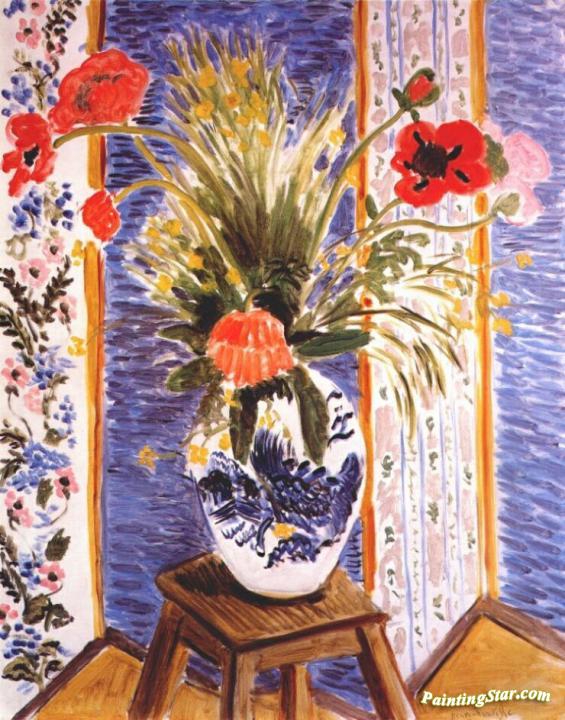 Poppies - Fireworks Artwork by Henri Matisse