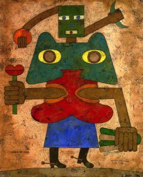 Poet In Exile Artwork by Victor Brauner