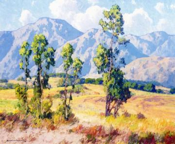 Eucalyptus and Mountains Artwork by Maurice Braun