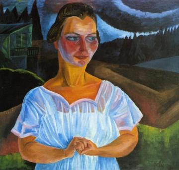 Portait of Georgette Marie Artwork by Conrad Felixmuller