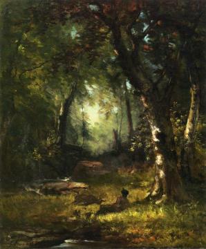 The Huntsman Artwork by George Inness