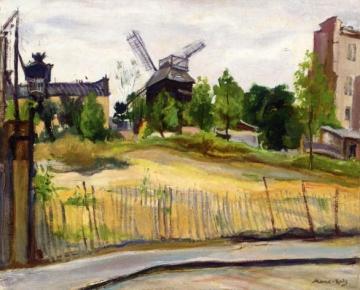 The Moulin de la Galette Artwork by Mané-Katz