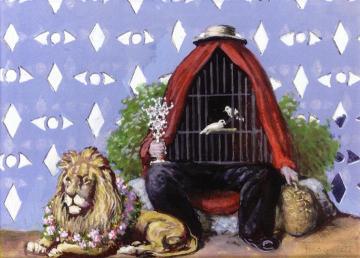 Le Thérapeute Artwork by Rene Magritte