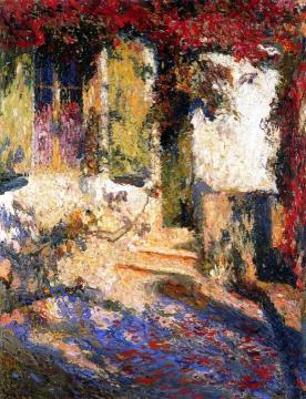 The Door of the House at Marquayrol Artwork by Henri Martin