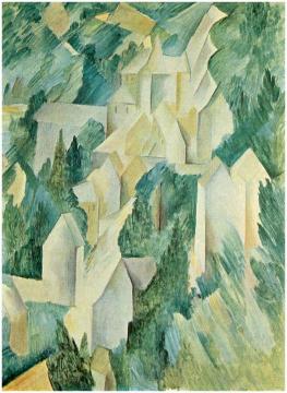 La Roche-guyon, The Castle Artwork by Georges Braque