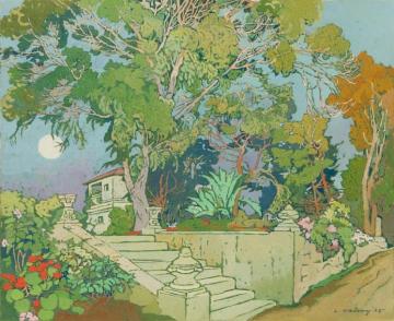 Villa above Algiers Artwork by Léon Cauvy