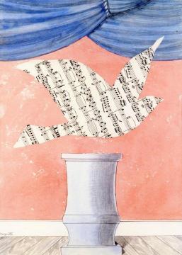 Colombe Artwork by Rene Magritte