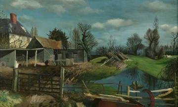 The Grove Farmyard Artwork by John Arthur Malcolm Aldridge