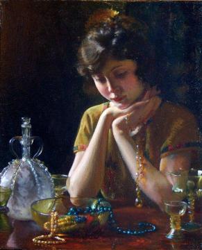 Heirlooms Artwork by Charles Courtney Curran